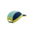Gorra de Running Compressport 5 Panel Light Eggshell Azul/Verde