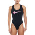 Bañador de Natación Nike Multi Logo Mujer Negro
