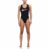 Bañador de Natación Nike Multi Logo Mujer Negro