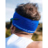 Cinta de pelo de Running Compressport On/Off Dazzling Azul/Blanco