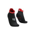 Calcetines de Running Compressport Pro Racing v4.0 Run Low Negro/Rojo