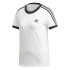 Camiseta adidas 3 Bandas Mujer Blanco