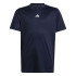 Camiseta de Fitness adidas Train Essentials Logo Regular Fit Infantil Azul