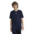 Camiseta de Fitness adidas Train Essentials Logo Regular Fit Infantil Azul
