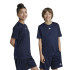 Camiseta de Fitness adidas Train Essentials Logo Regular Fit Infantil Azul