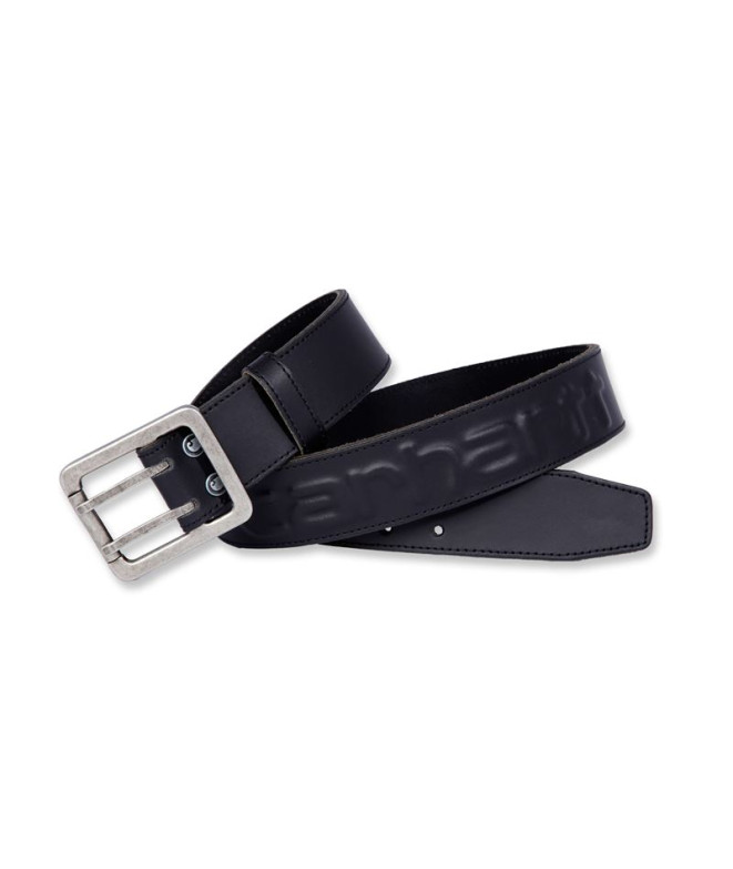 Cinturón Carhartt Logo Belt Hombre Negro