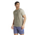 Camiseta de Fitness Gym+ 3 Bandas Hombre Marrón