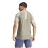 Camiseta de Fitness Gym+ 3 Bandas Hombre Marrón