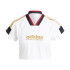 Camiseta adidas Tiro Cut 3 Bandas Cropped Mujer Blanco/Negro