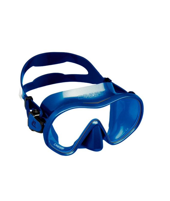 Máscara Cressi F-Dual Transparente-Azul