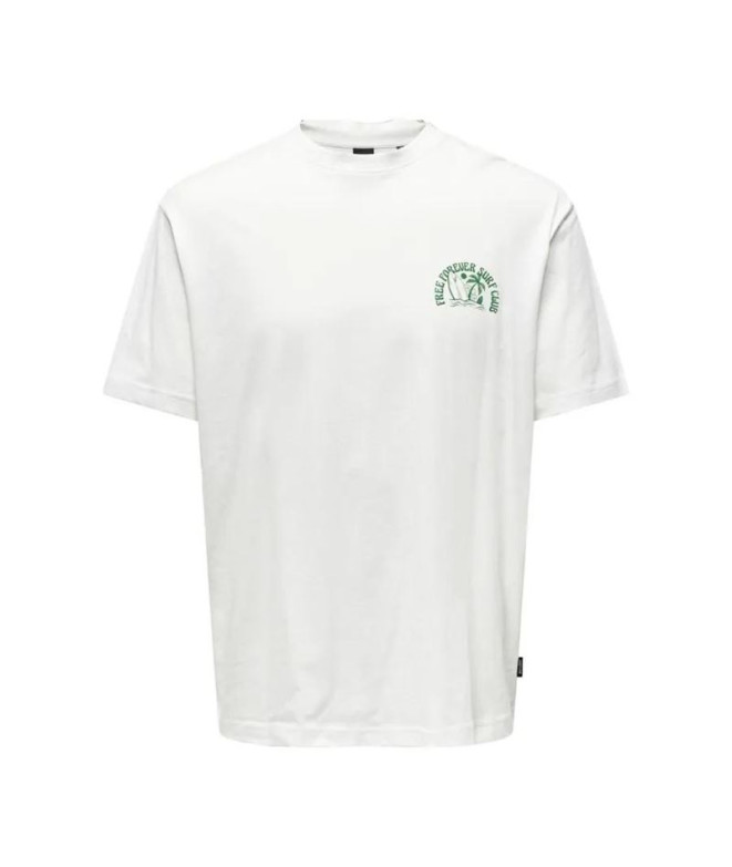 Camiseta Only & Sons Onskylan Rlx Icon Cloud...