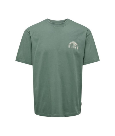 Camiseta Only & Sons Onskylan Rlx Icon Dark Forest Hombre...