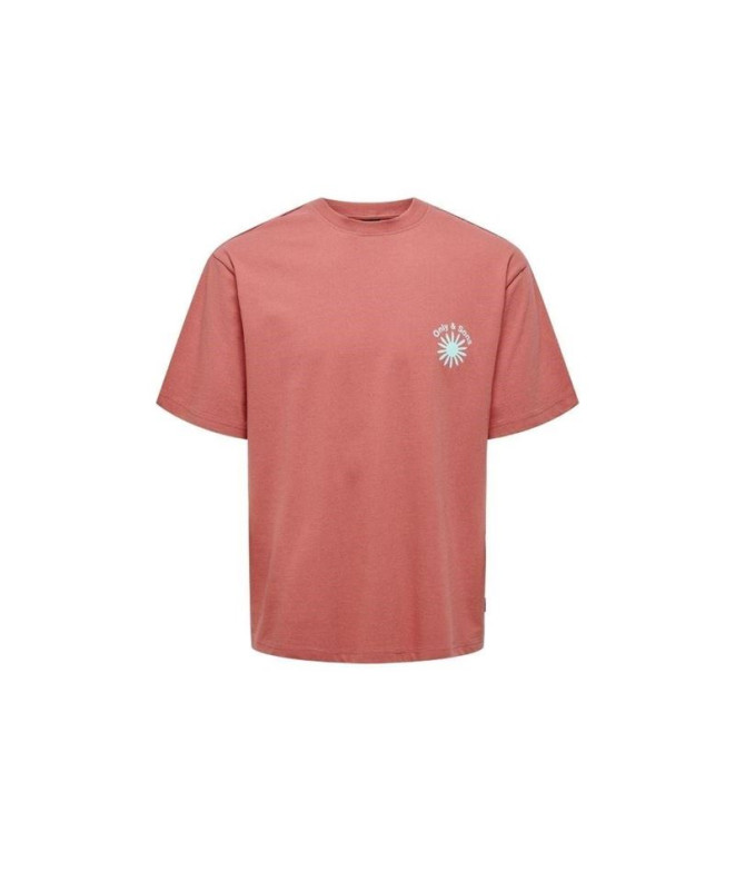 Camiseta Only & Sons Onskasen Rlx Dusty Cedar...