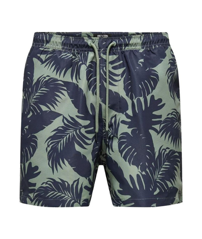 Bañador Only & Sons Onsted Life Flower 2 Blues...