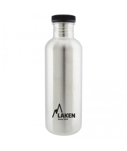 Botella de acero Inoxidable Laken Basic 1L  Acero