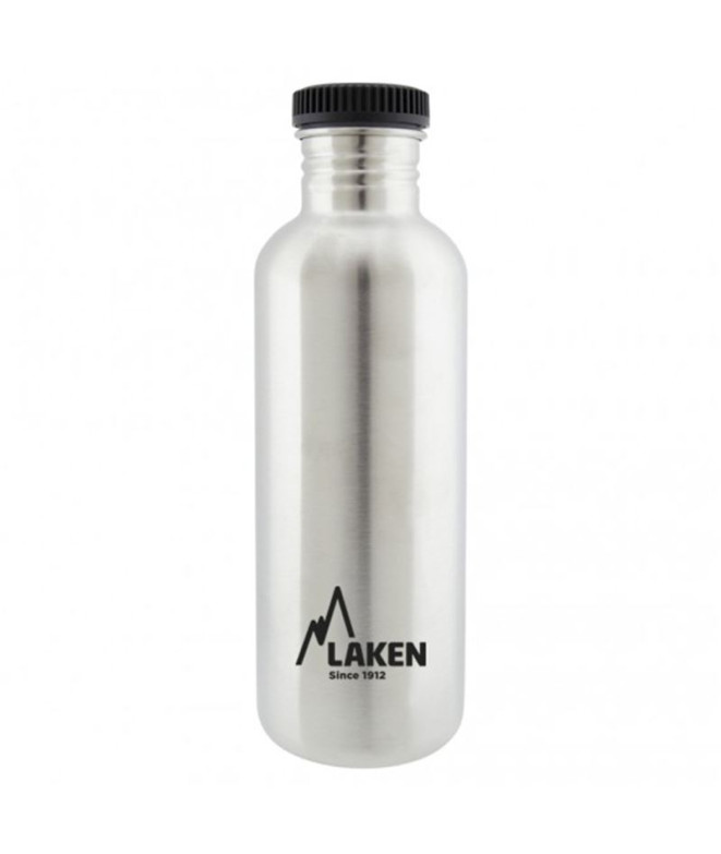 Botella de acero Inoxidable Laken Basic 1L  Acero