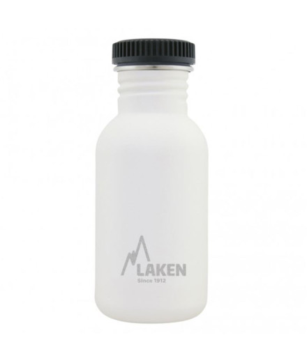 Botella de acero Inoxidable Laken Basic 500 ML Blanco