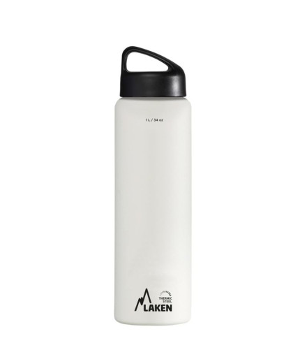Botella térmica Laken acero inoxidable 18/8 1L Blanco