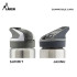 Botella térmica Laken acero inoxidable 18/8 1L Blanco