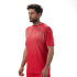 Camiseta de Pádel Drop Shot Benara Lima Rojo/Blanco Hombre