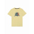 Camiseta Jack & Jones Jjsummer Smu Vibe Ss Crew Neck Infantil Amarillo