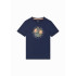 Camiseta Jack & Jones Jjsummer Smu Vibe Tee Ss Crew Neck Infantil Azul Marino