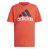 Conjunto adidas Little Essentials Logo And Short Set Infantil Rojo