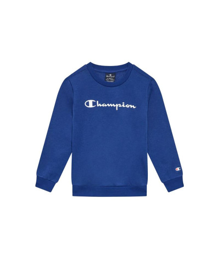 Sudadera Champion Crewneck Azul Infantil