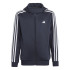 Chaqueta adidas Train Essentials Aeroready 3 Bandas Full Zip Niño Azul