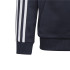 Chaqueta adidas Train Essentials Aeroready 3 Bandas Full Zip Niño Azul