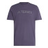 Camiseta de Montaña adidas Terrex Classic Logo Hombre Morado
