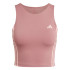 Camiseta de Running adidas Own The Run 3 Bandas  Mujer Rosa