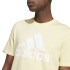 Camiseta adidas Essentials Single Big Logo Hombre Amarillo