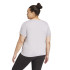 Camiseta de Fitness adidas Aeroready Train Essentials 3 Bandas Mujer Gris