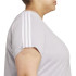 Camiseta de Fitness adidas Aeroready Train Essentials 3 Bandas Mujer Gris