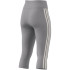 Mallas de Fitness adidas Train Essentials 3S 3/4 Mujer Gris