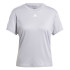 Camiseta de Fitness adidas Aeroready Train Essentials 3 Bandas Mujer Gris