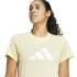 Camiseta adidas Train Essentials Big Performance Logo Training Mujer Amarillo