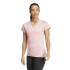 Camiseta adidas Aeroready Train Essentials Minimal Branding V-Neck Mujer Rosa