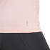 Camiseta adidas Aeroready Train Essentials Minimal Branding V-Neck Mujer Rosa