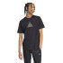 Camiseta adidas House Of Tiro Metallic Graphic Hombre Negro