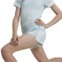 Pantalones adidas Train Essentials Aeroready 3 Bandas Niña Aguamarina