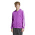 Chaqueta adidas Essentials Aeroready 3 Bandas Regular Fit Niño Morado