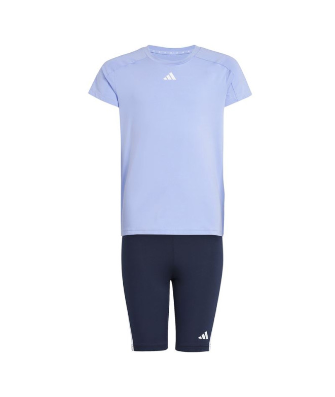 Conjunto adidas 3 Bandas Blanco