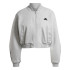 Sudadera adidas Future Icons 3 Bandas Bomber Mujer Gris