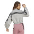 Sudadera adidas Future Icons 3 Bandas Bomber Mujer Gris