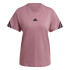 Camiseta adidas Future Icons 3 Bandas Mujer Rosa