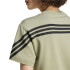 Camiseta adidas Future Icons 3 Bandas Mujer Verde