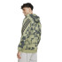Chaqueta adidas Future Icons 3 Bandas Aop Full-Zip Hoodie Hombre Verde