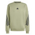 Sudadera adidas Future Icons 3 Bandas Crew Hombre Verde